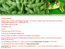 Tablet Screenshot of froggymeadowfarm.com